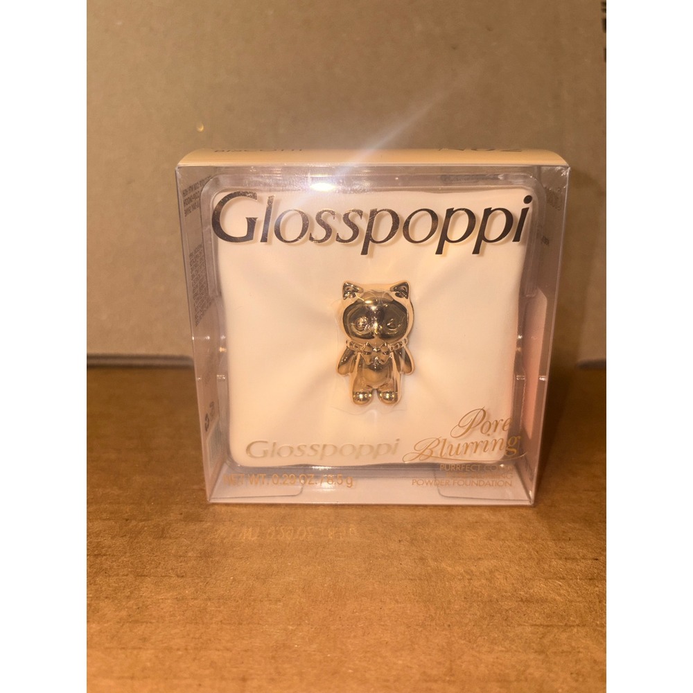 Glosspoppi Purrfect Cover Pore Blurring Powder Foundation N02 Biscotti New